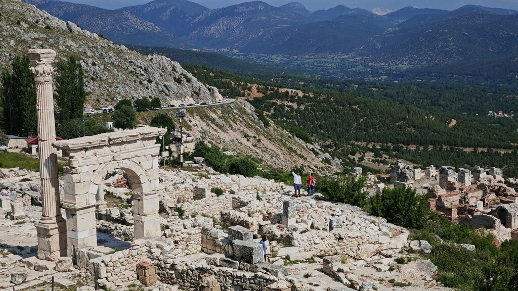 Landmark, attraction Sagalassos Amphitheatre, Aglasun, photo