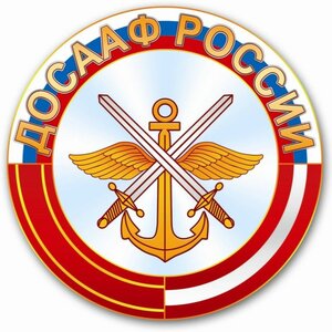 Логотип автошколы «ДОСААФ России»
