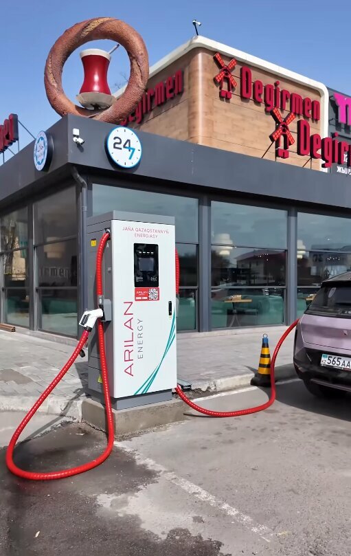 Electric car charging station Arilan Energy, Alma‑Ata District, photo
