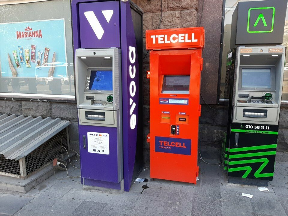 Payment terminal TelCell, Yerevan, photo