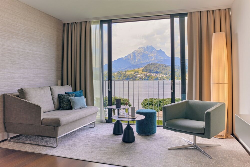 Фото Hermitage Lake Lucerne - Beach Club & Lifestyle Hotel