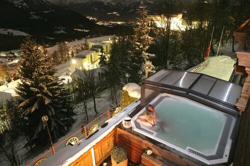 Внешний вид отеля Hotel le Grand Chalet в Лейзине, фото 3