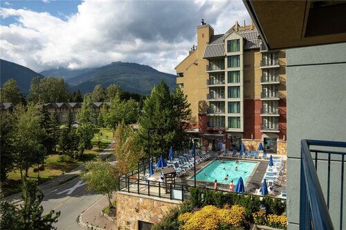 Внешний вид отеля Hilton Whistler Resort & SPA в Муниципалитете курорте Уистлере, фото 5