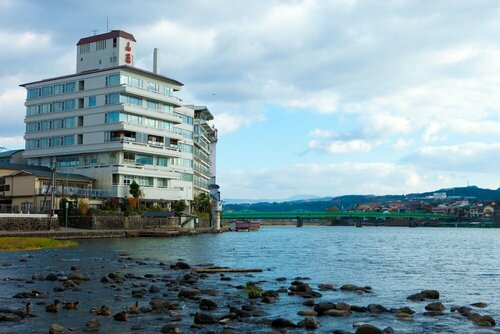 Гостиница Hinanosato Sanyoukan в Префектуре Оита