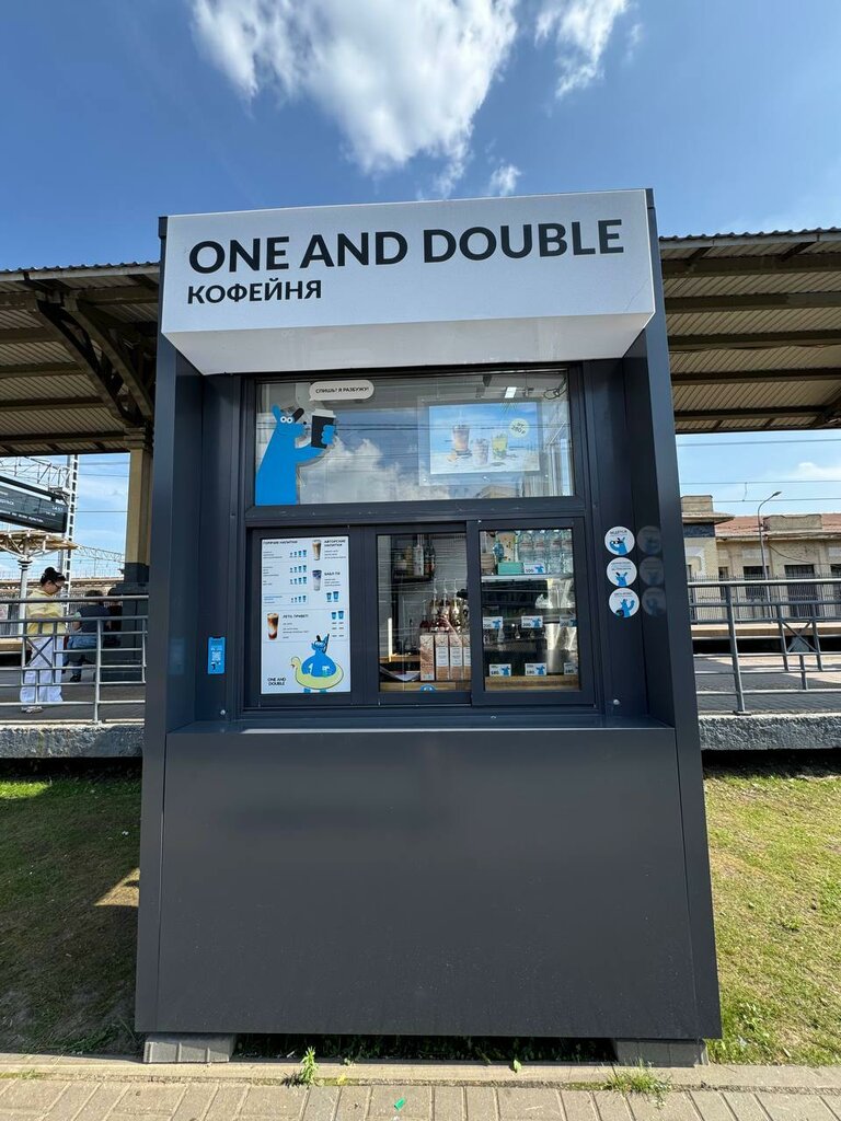 Coffee shop One and Double, Moscow, photo