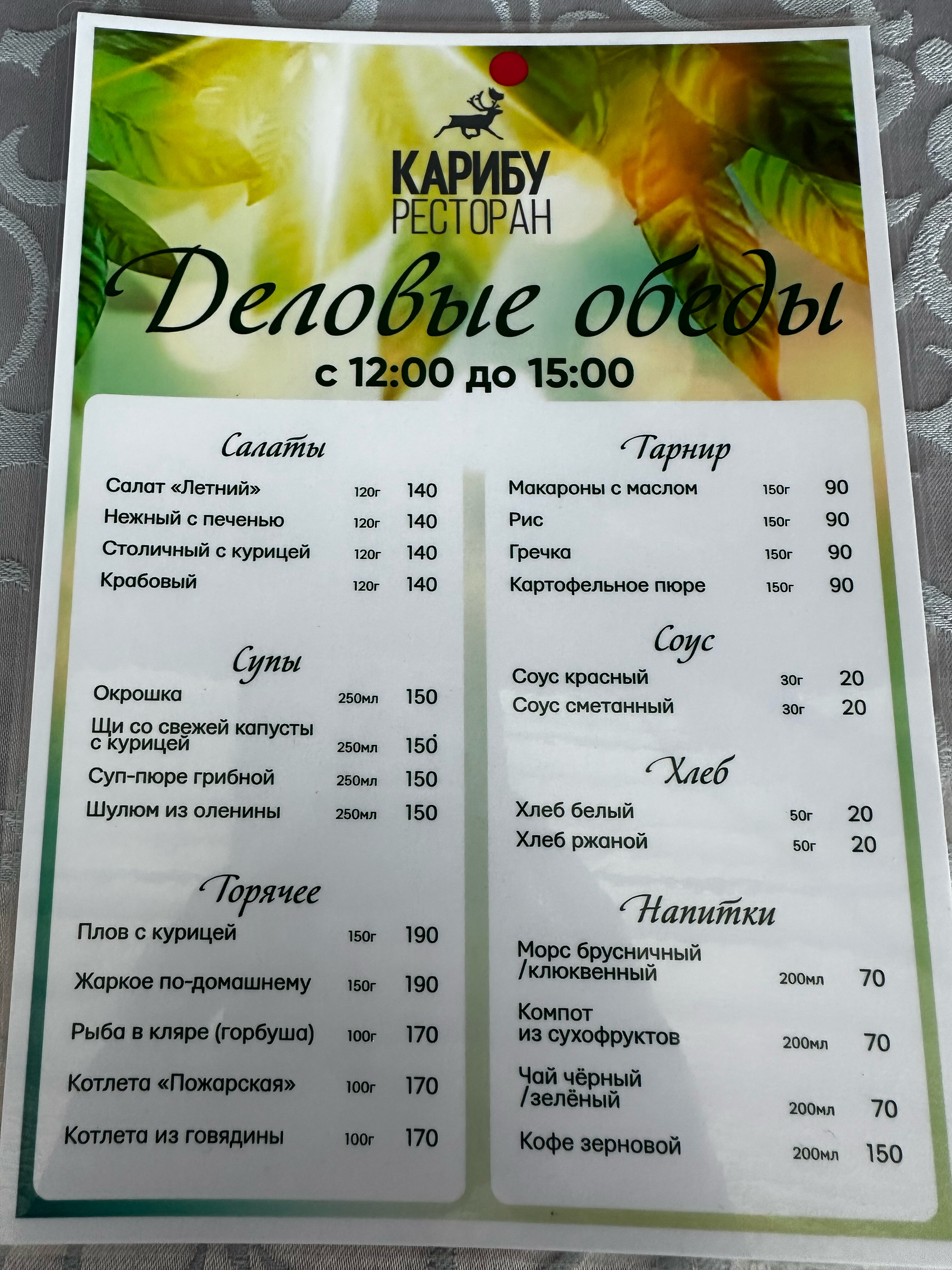 Фото Карибу