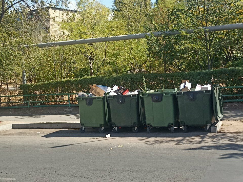 Waste sorting Waste sorting point, Yerevan, photo