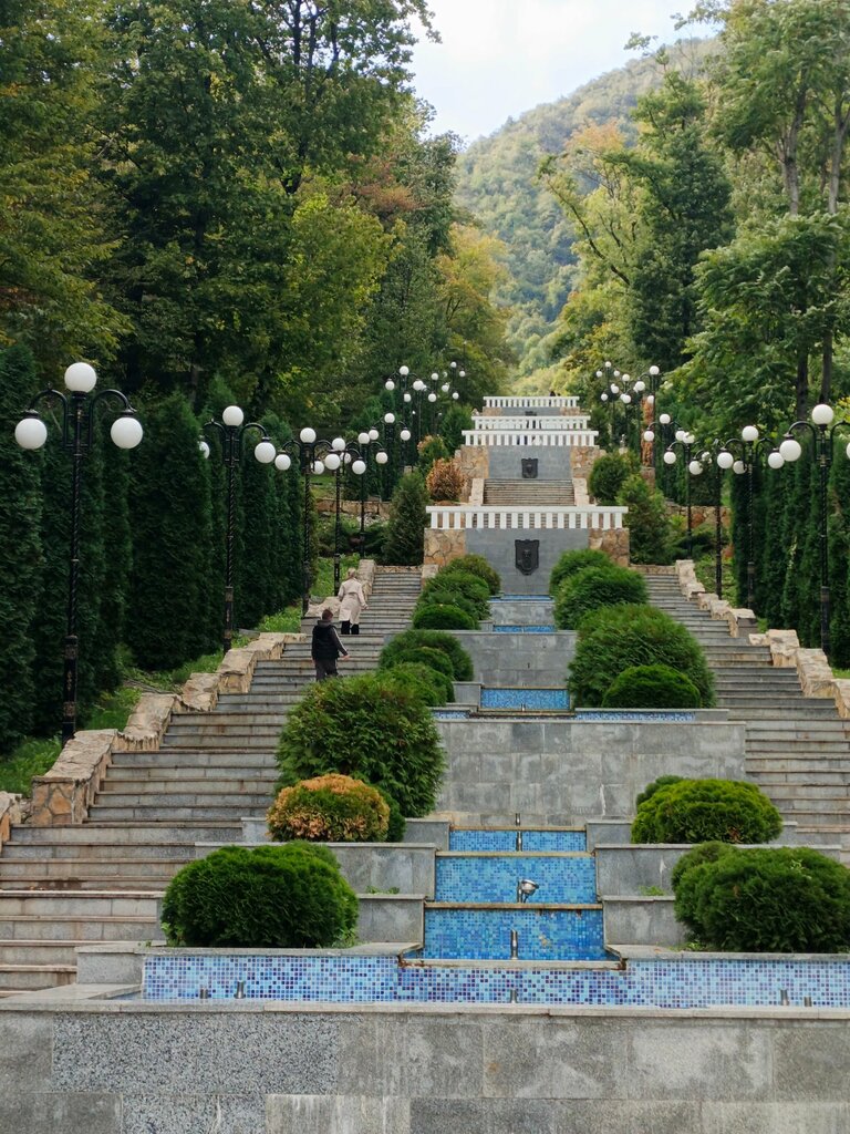 Достопримечательность Каскадная лестница, Железноводск, фото