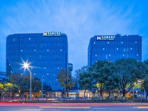 Внешний вид отеля Hyatt House Shanghai Hongqiao Cbd в Миньхане, фото 1
