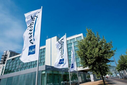 Внешний вид отеля Radisson Blu Hotel Leipzig в Лейпциге, фото 4