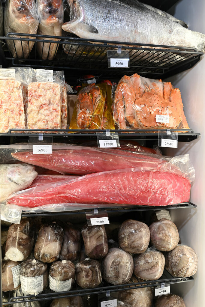 Fish and seafood Ice Fish, Yerevan, photo