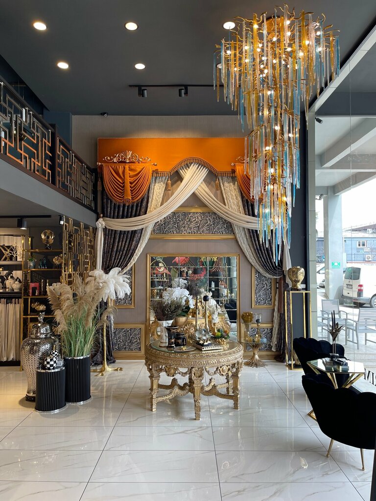 Curtains, curtain rods Osko Kumas, Istanbul, photo