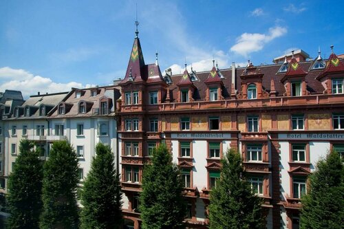 Внешний вид отеля Waldstaetterhof Swiss Quality Hotel в Люцерне, фото 3