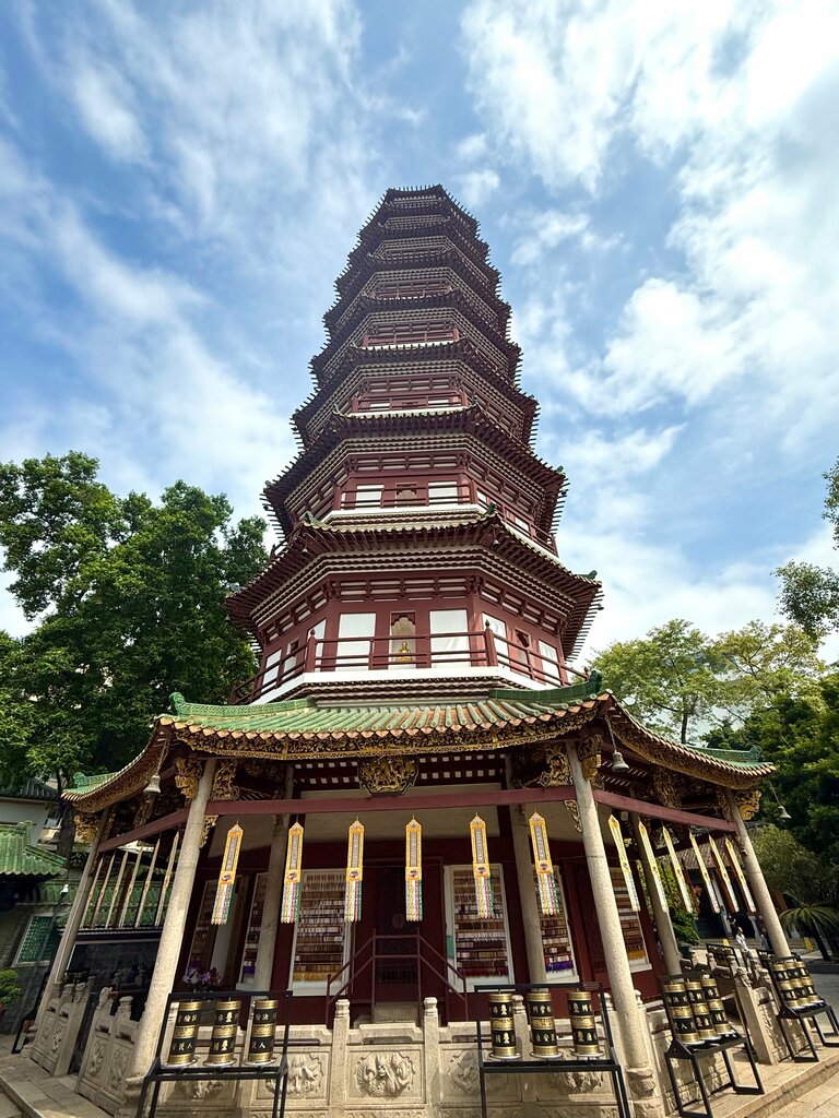 Pagoda Six Banyan Temple, Guangzhou, photo