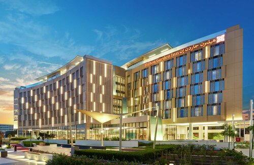 Внешний вид отеля Hilton Garden Inn Muscat Al Khuwair в Вилайяте Бушере, фото 1