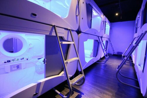 Внешний вид отеля Heybear Capsule Hotel в Новом Тайбэйе, фото 1