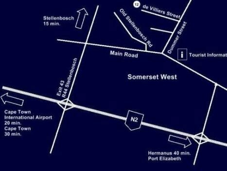 Внешний вид отеля KaapsePracht в Сомерсет-Уэсте, фото 4