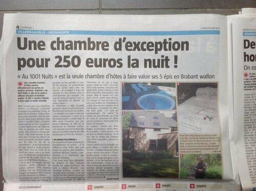 Гостиница Au 1001 Nuits в Валлонском Брабанте