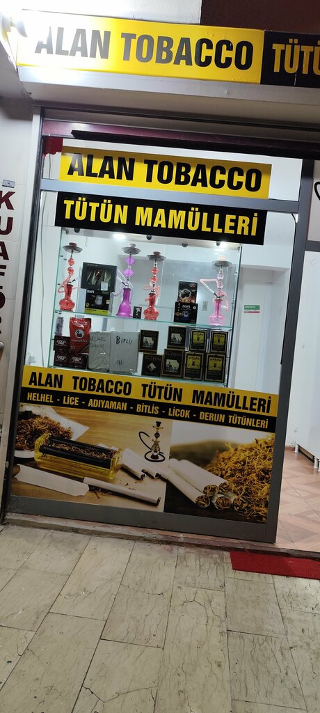 Tobacco and smoking accessories shop Alan Tobacco, Diyarbakir, photo