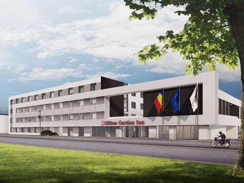 Внешний вид отеля Hilton Garden Inn Bucharest Airport в Отопенах, фото 5