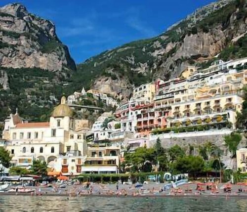 Внешний вид отеля Hotel Buca di Bacco в Позитано, фото 3