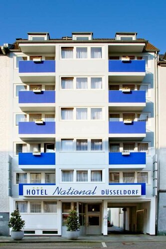 Внешний вид отеля Hotel National Düsseldorf в Дюссельдорфе, фото 1