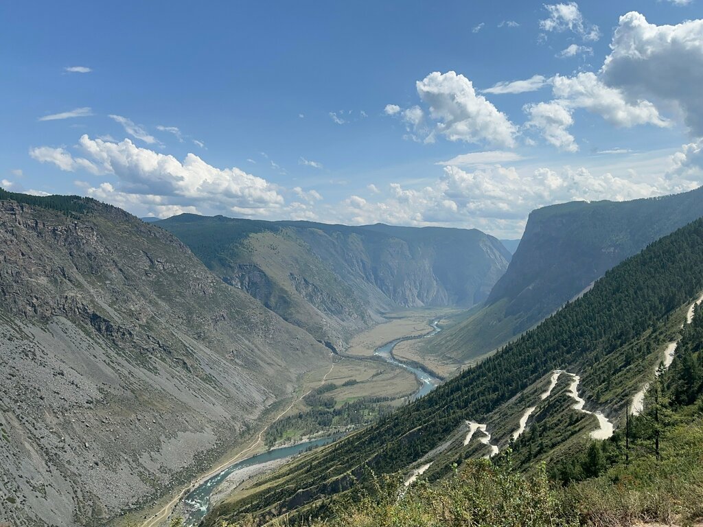 Көрікті жер Долина Чулышман, Алтай Республикасы, фото