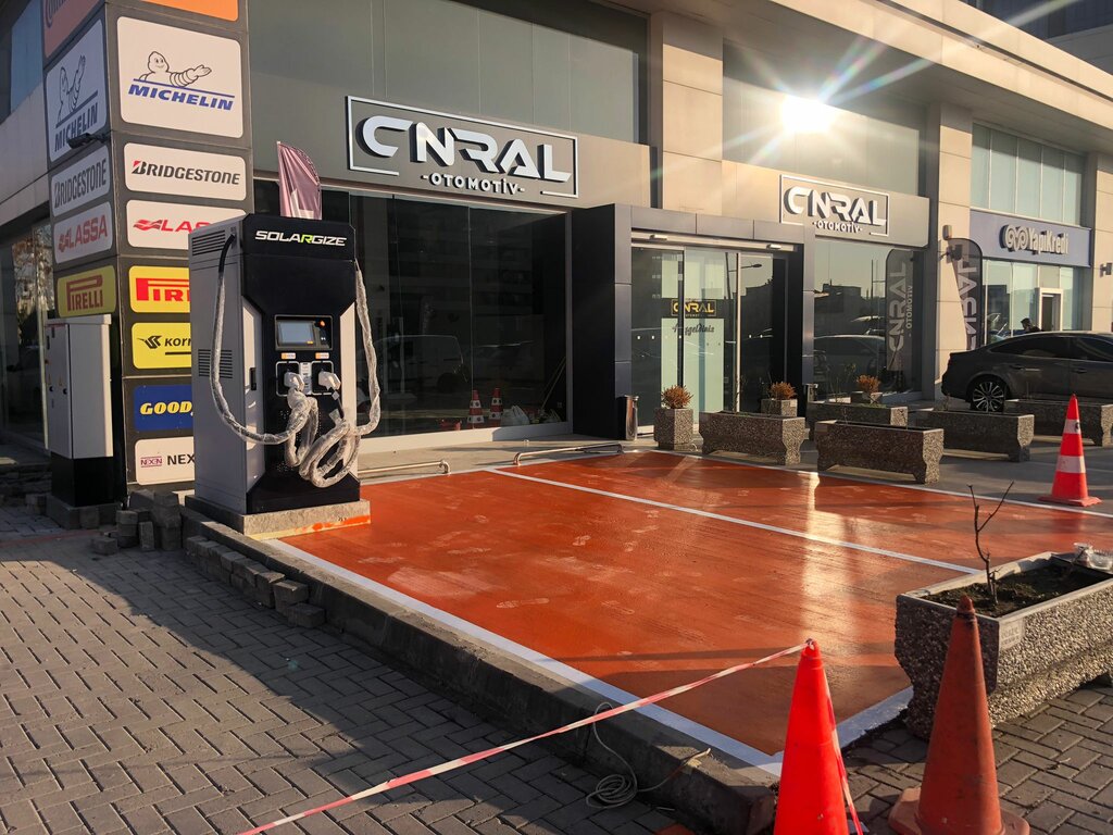 Electric car charging station Solargize, Ankara, photo