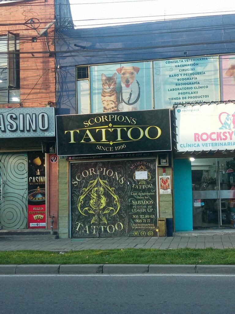 Tattoo studio Scorpions Tattoo, Bogota, photo