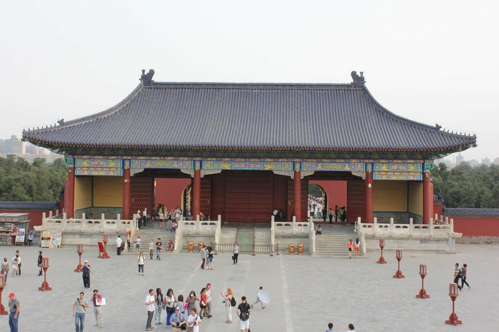 Landmark, attraction Gate of Prayer for Good Harvest, Beijing, photo