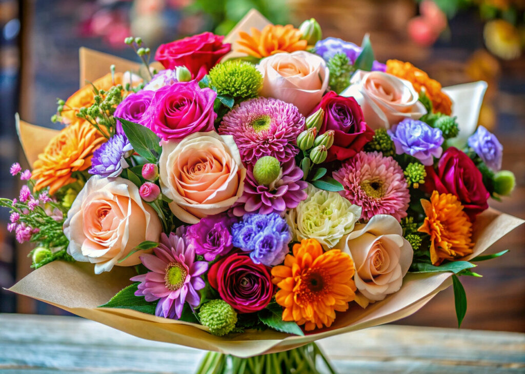 Flowers and bouquets delivery Mir-Prazdnika, Anapa, photo