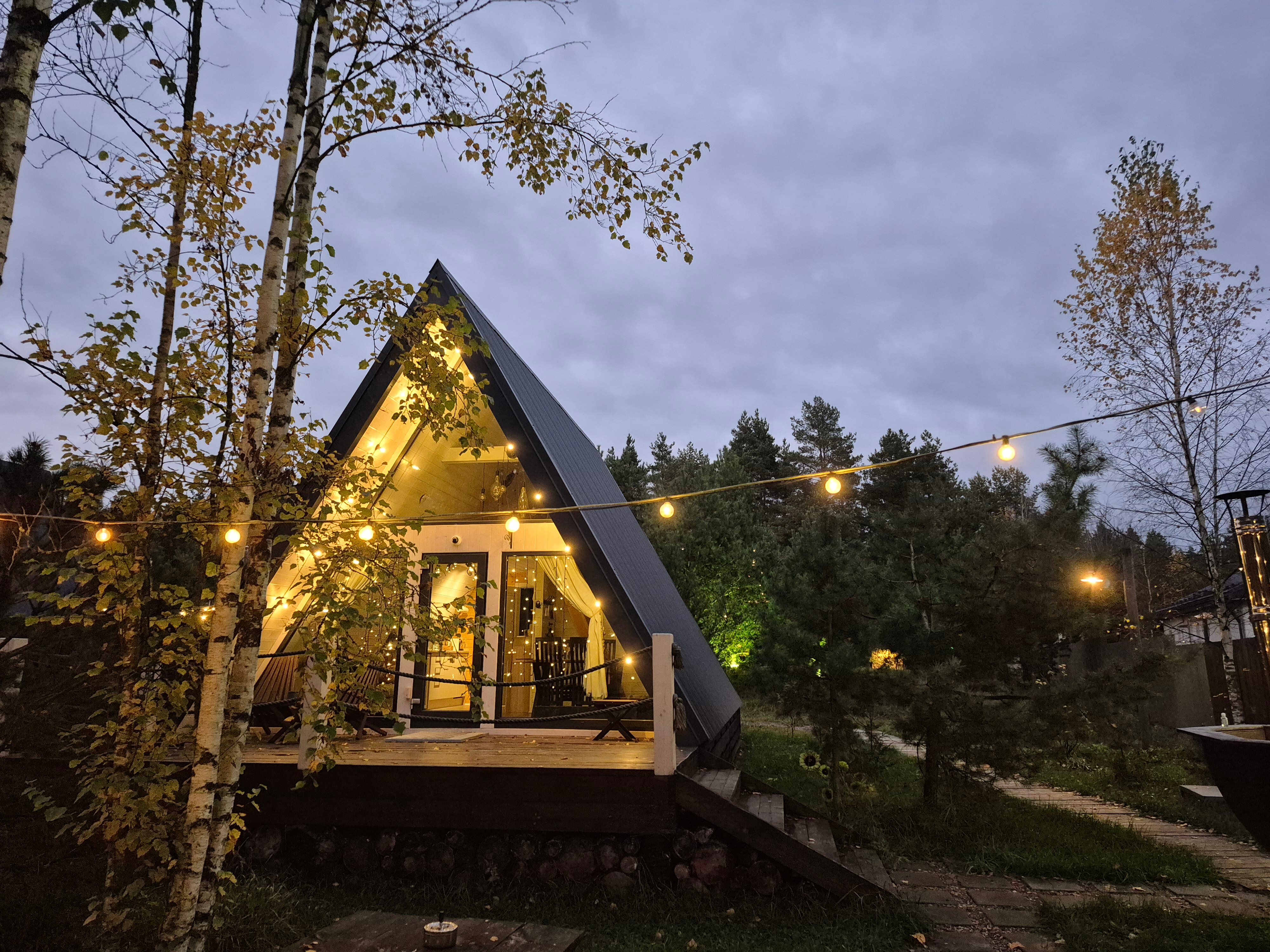 Фото А в лесу