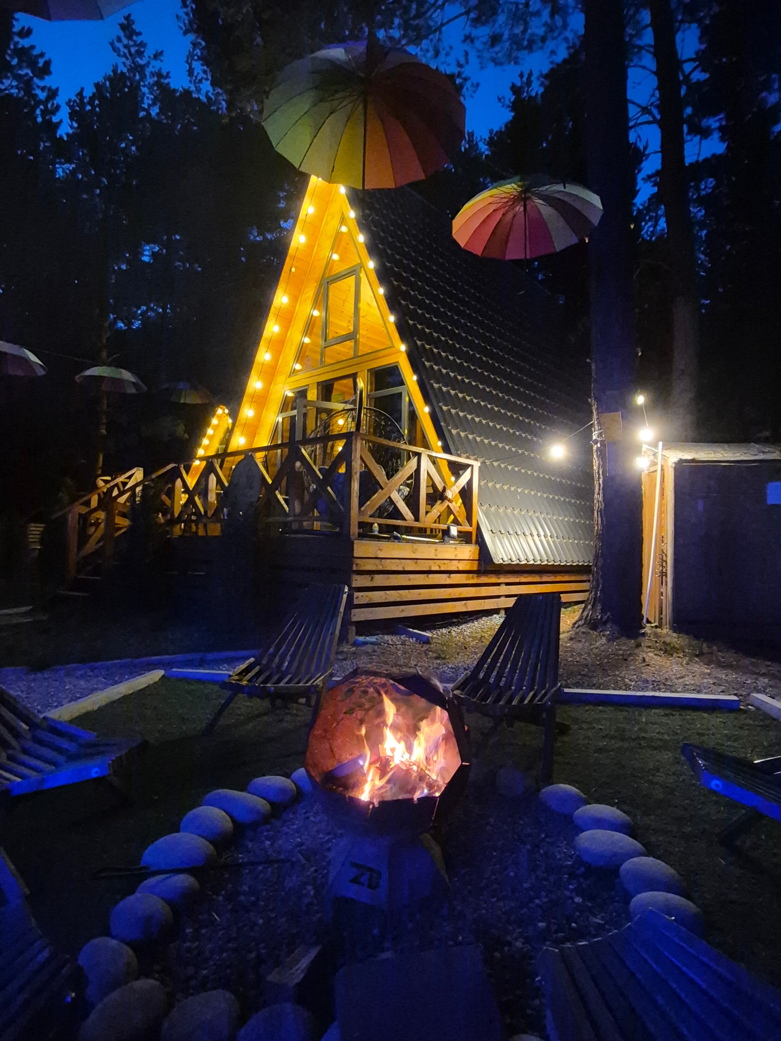 Фото Терраса Домики в Архызе