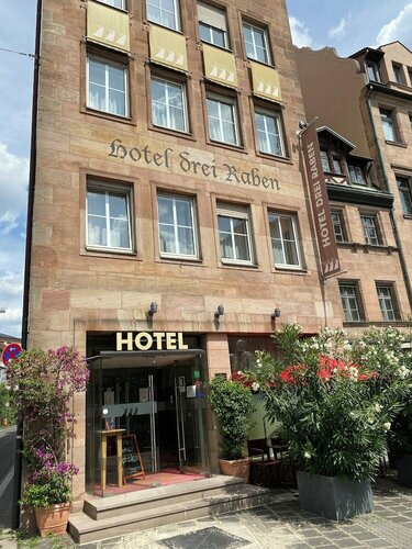 Внешний вид отеля Hotel Drei Raben в Нюрнберге, фото 1