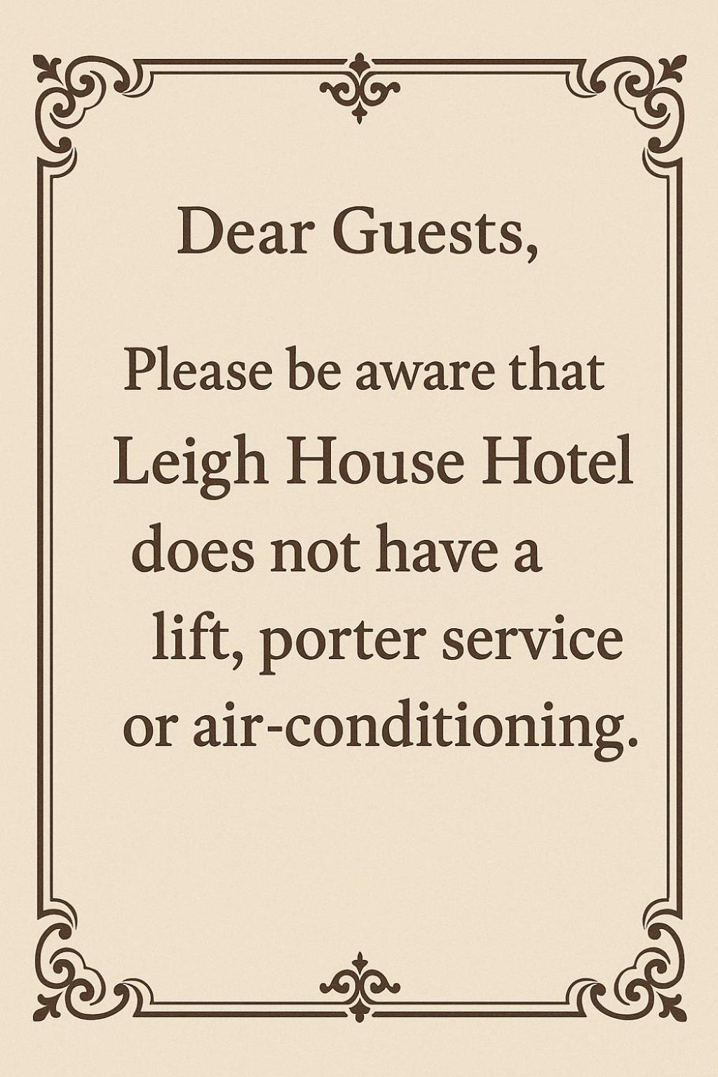 Фото Leigh House Hotel