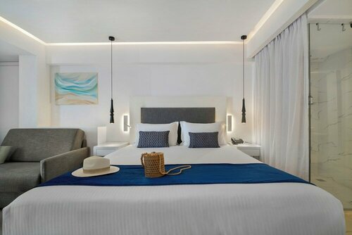 Внешний вид отеля Knossos Beach Bungalows Suites Resort & SPA в Муниципальной единице Гувах, фото 3