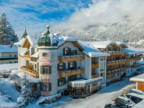 Внешний вид отеля Staudacherhof в Гармиш-Партенкирхене, фото 3