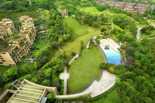 Внешний вид отеля Crowne Plaza Chengdu Panda Garden, an Ihg Hotel в Чэнду, фото 3