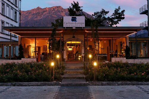 Внешний вид отеля Carlton Europe Hotel в Интерлакене, фото 2