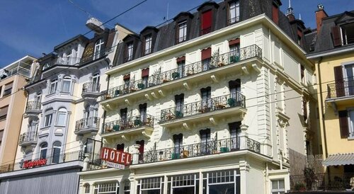 Внешний вид отеля Hotel Parc & Lac в Монтрё, фото 1