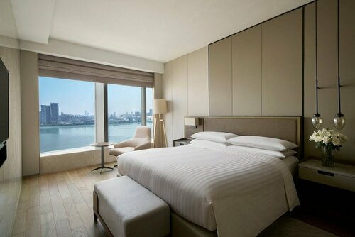 Внешний вид отеля Hangzhou Marriott Hotel Qianjiang в Ханчжоу, фото 3