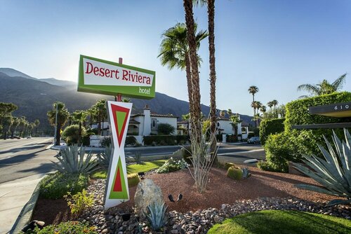 Внешний вид отеля Desert Riviera Hotel в Палм-Спрингс, фото 1