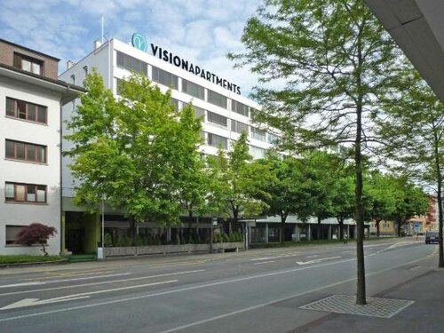 Апартаменты Visionapartments Zug - contactless check-in в Цуге