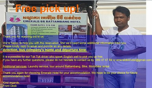 Гостиница Emerald Bb Battambang Hotel в Баттамбанге