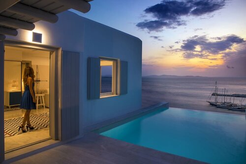 Внешний вид отеля Mykonos Riviera в Тоурлосе, фото 2