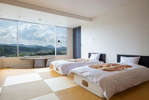 Гостиница Hinanosato Sanyoukan в Префектуре Оита