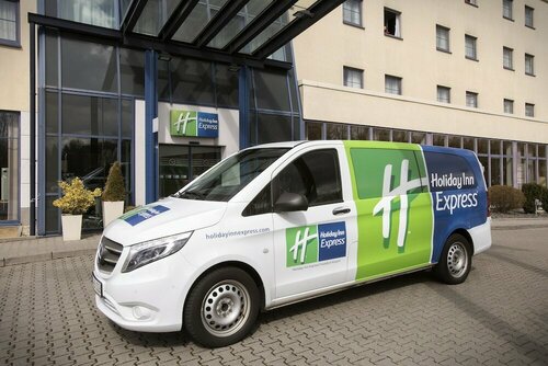 Внешний вид отеля Holiday Inn Express Frankfurt Airport в Мёрфельдене, фото 4