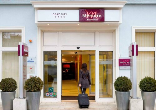 Внешний вид отеля Hotel Mercure Graz City в Грце, фото 4
