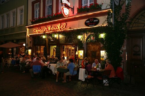 Внешний вид отеля Hotel & Restaurant Hackteufel в Гейдельберге, фото 1