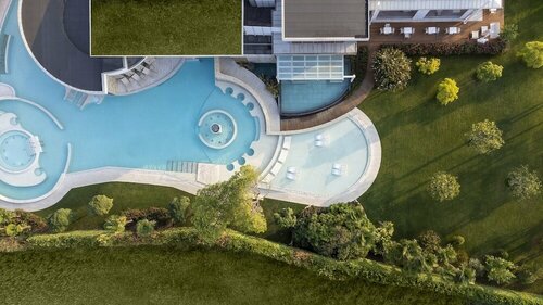 Внешний вид отеля Esplanade Tergesteo в Монтегротто-Терме, фото 4